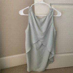 Mint Green Banana Republic Layered Tank Top Sz S